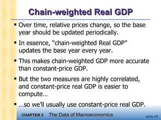Chain Linking Gdp MACROECONOMICS-CH2 | PPT