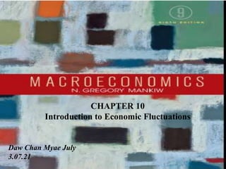 Chapter Nine 1
CHAPTER 10
Introduction to Economic Fluctuations
Daw Chan Myae July
3.07.21
 