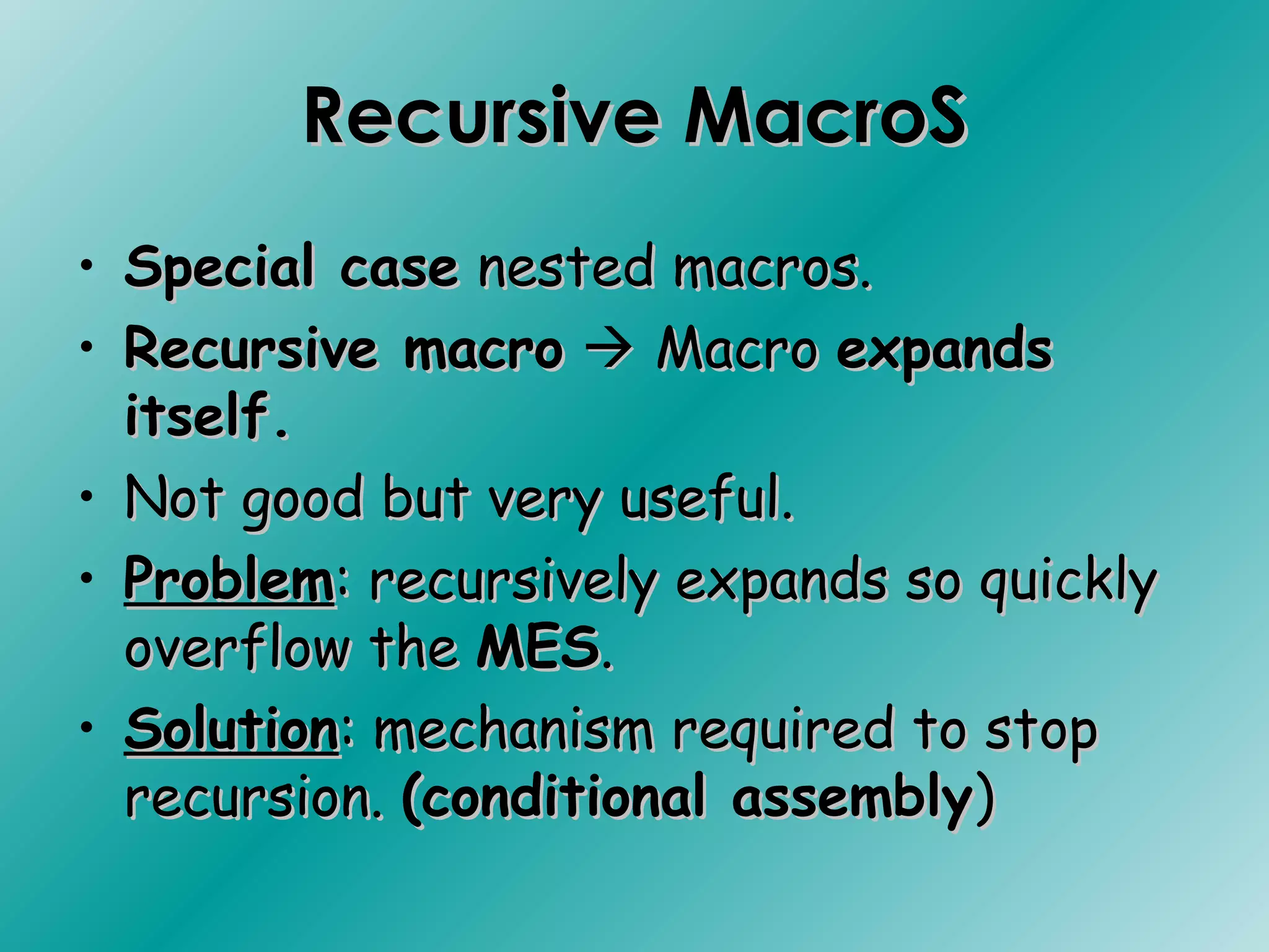 Macros in system programing | PPT