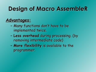 Macros in system programing | PPT