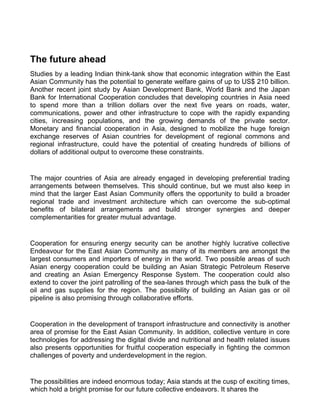 Macro Economics Outlook