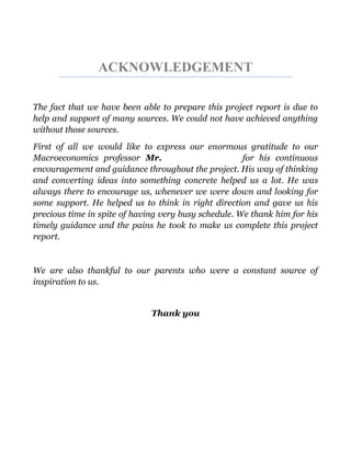 Macro Economics Outlook