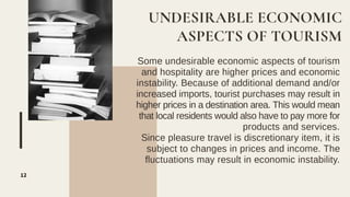 The Economics of Tourism and Hospitality