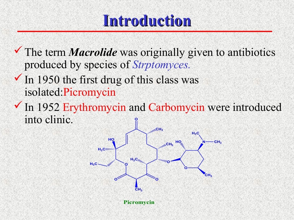 Macrolide antibiotics