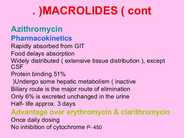 Is azithromycin a macrolide