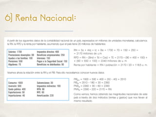 01
6) Renta Nacional:
 