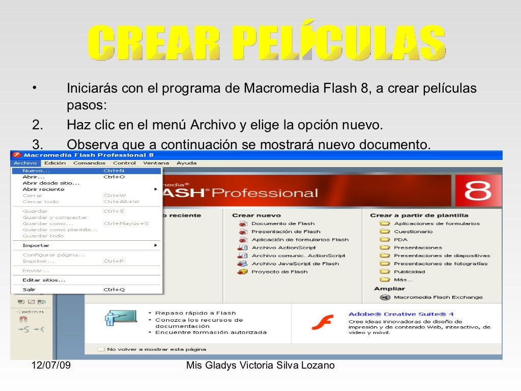 Tutorial macromedia flash 8 sesión 1