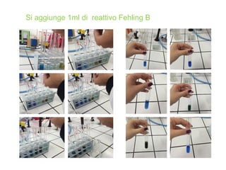 Si aggiunge 1ml di reattivo Fehling B
 