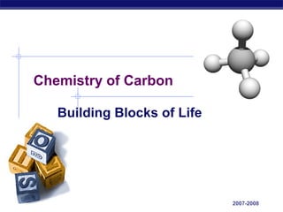 Chemistry of Carbon

             Building Blocks of Life




AP Biology                             2007-2008
 