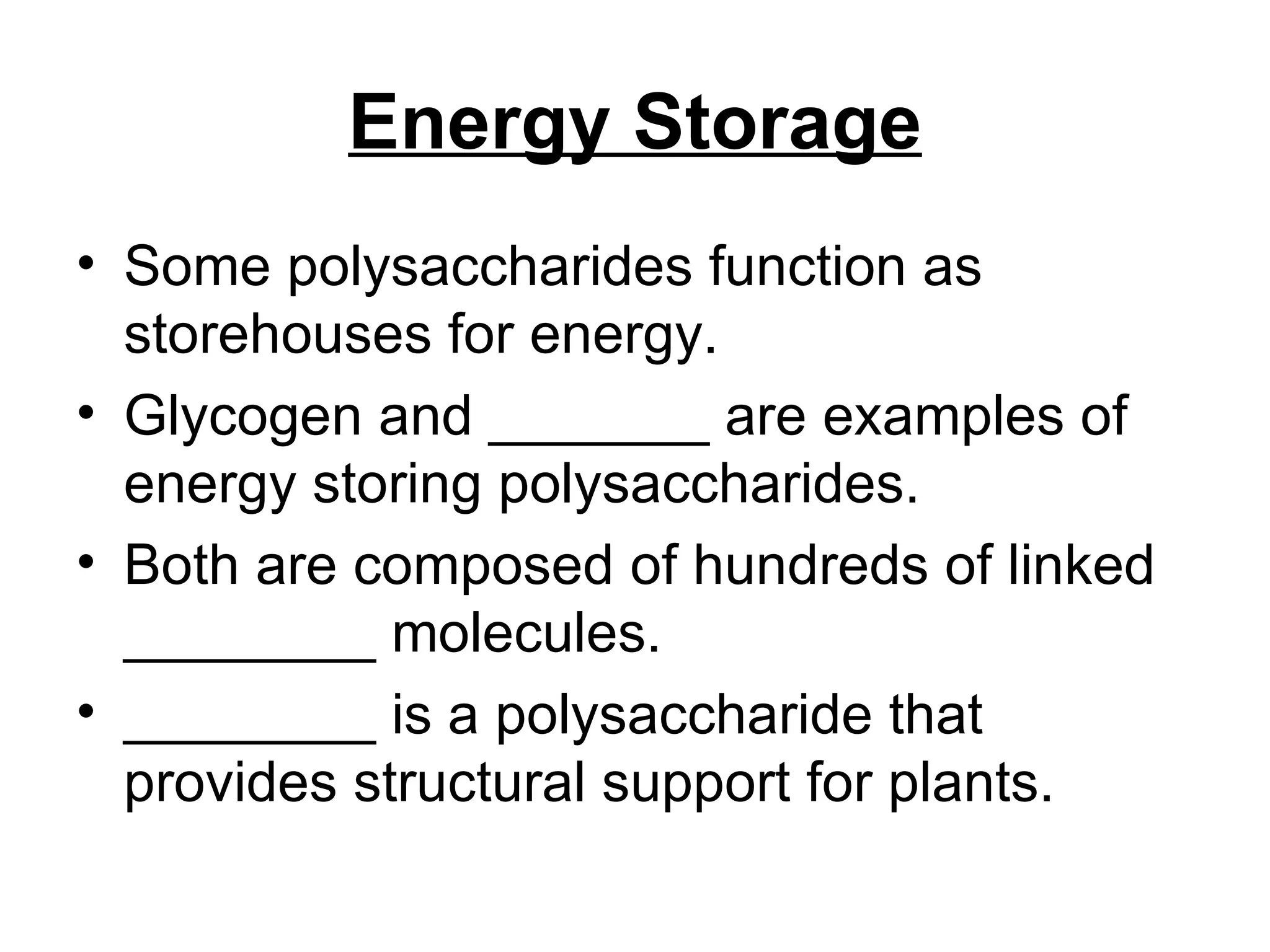 Macromolecules Structure And Function | PPT