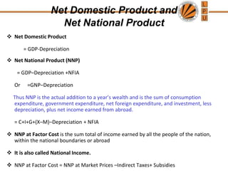 Ndp Gdp Macro Economics PPT | PPTX
