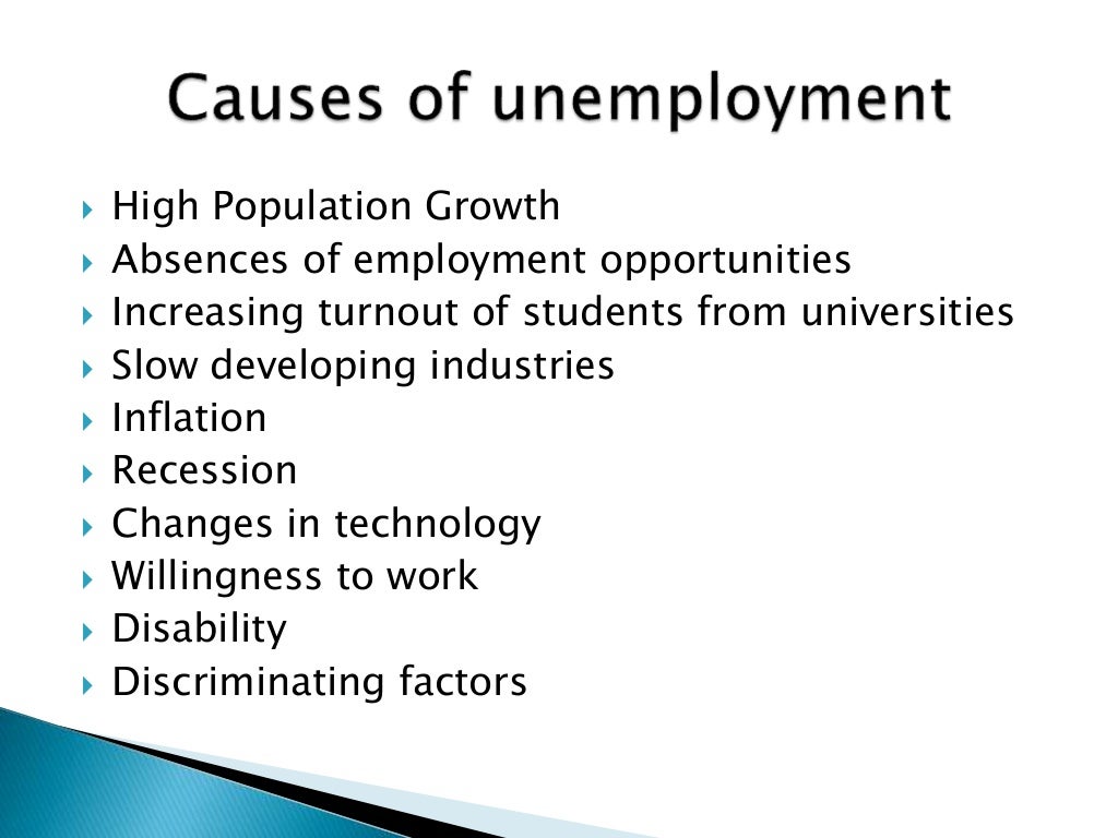 Effects of unemployment on economy