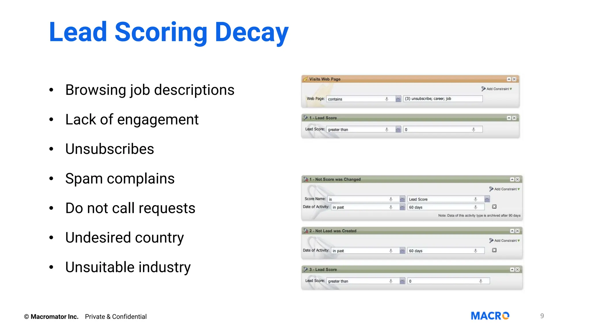 Presentation -- How to Create Lead Scoring Models with Marketo Examples ...