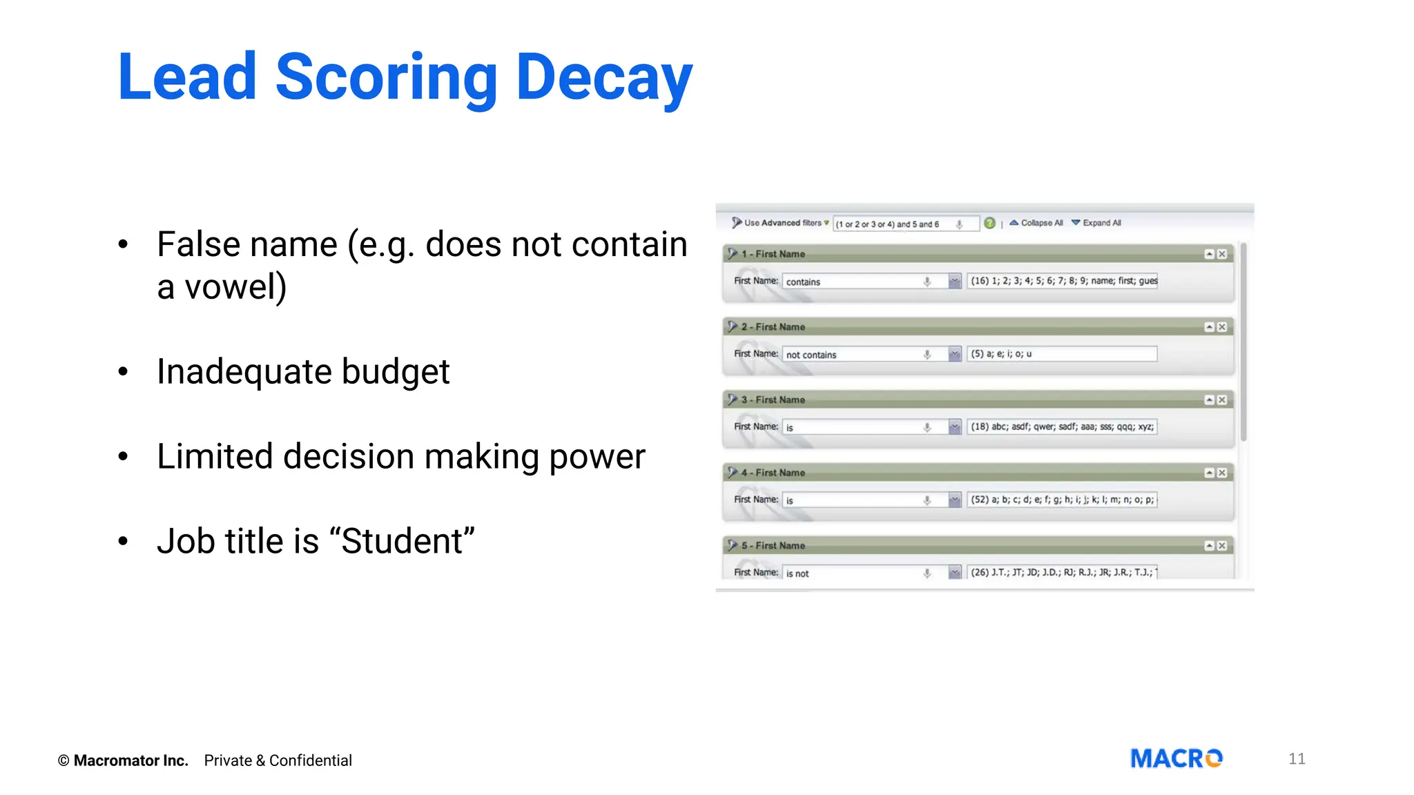 Presentation -- How to Create Lead Scoring Models with Marketo Examples ...