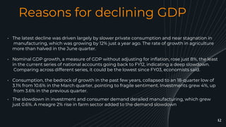 Why Fall Gdp Macroeconomics-GDP & Inflation | PPTX