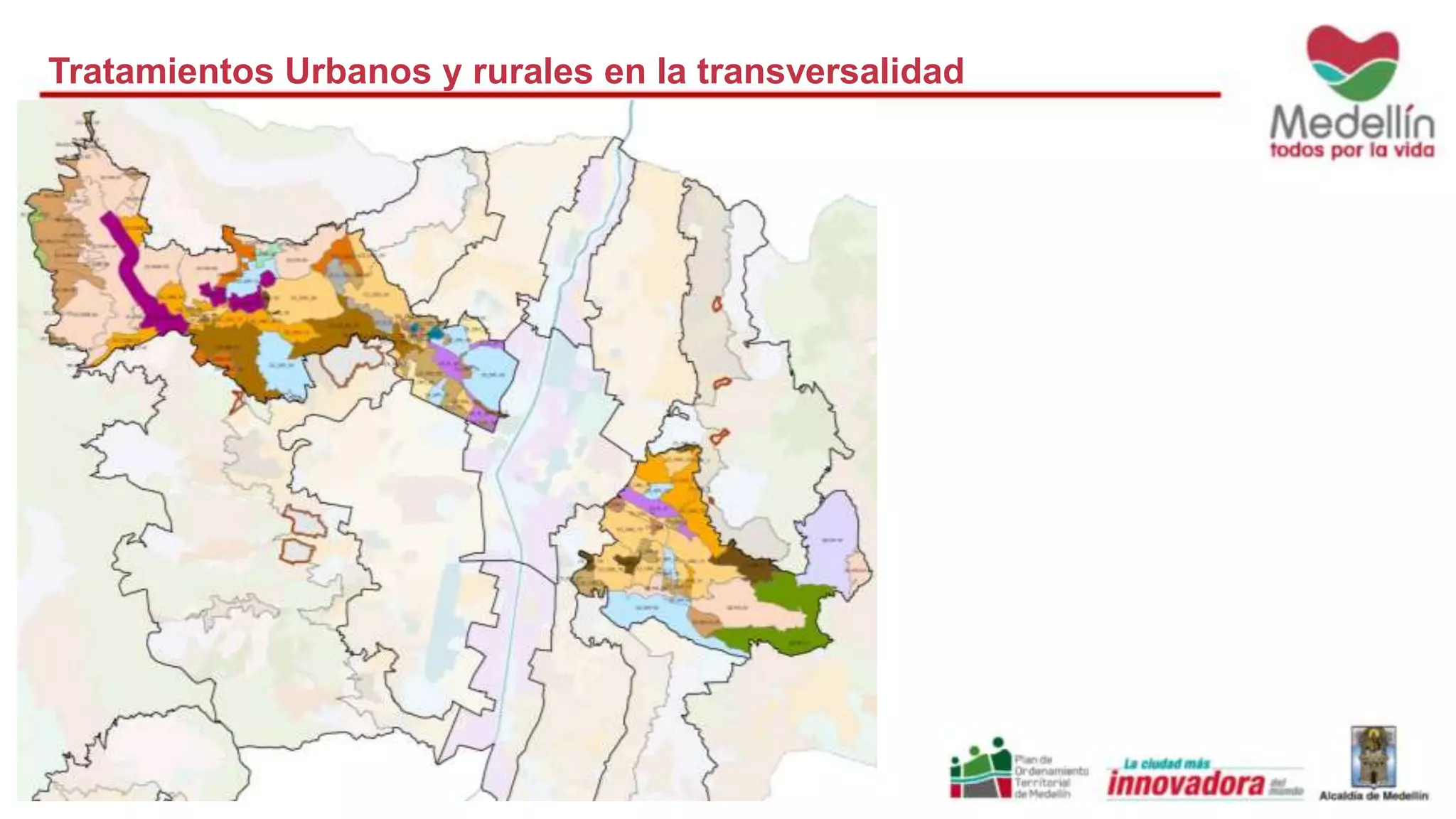 Tratamientos Urbanos y rurales en la transversalidad 
 
