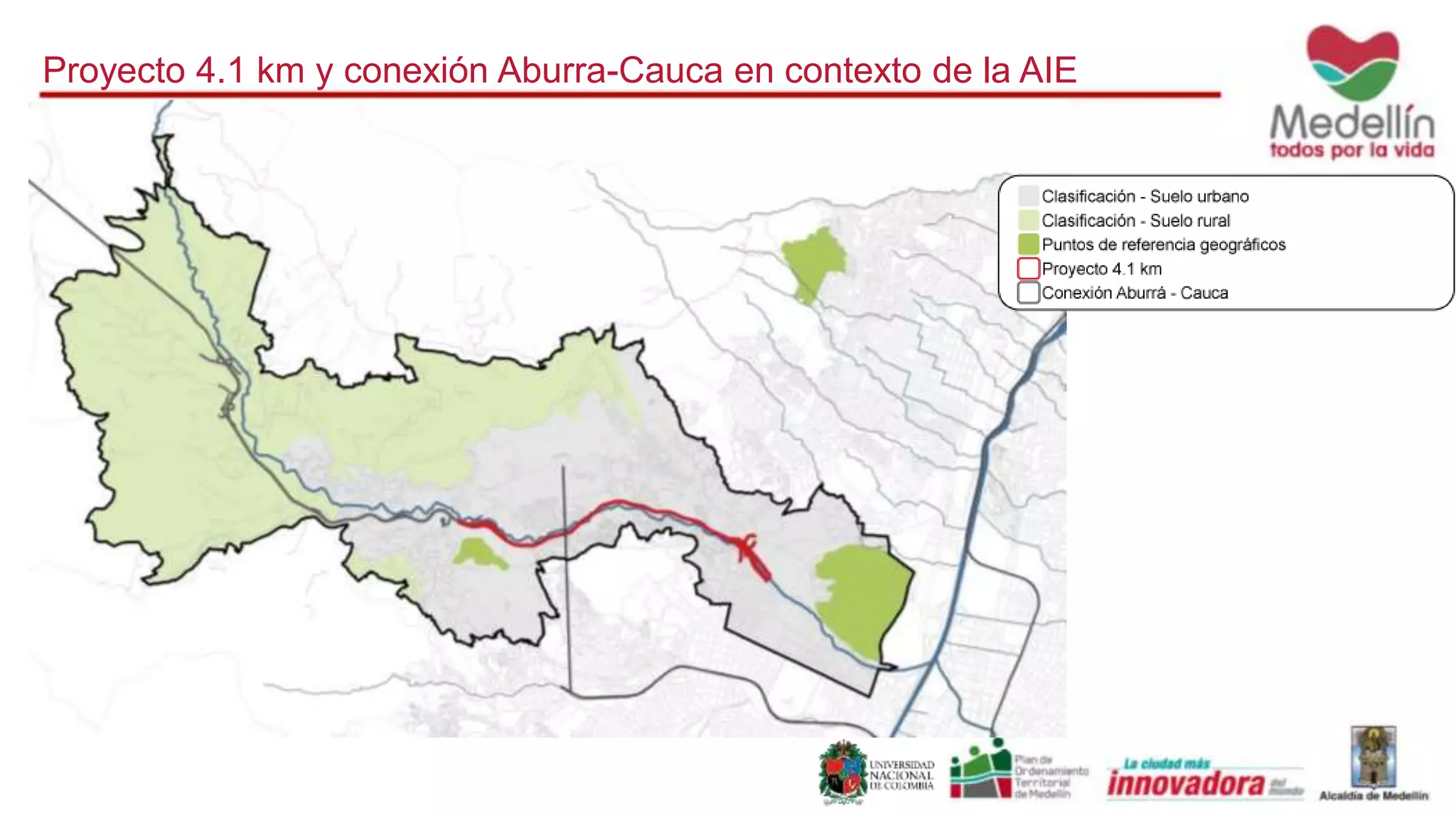 Proyecto 4.1 km y conexión Aburra-Cauca en contexto de la AIE 
 