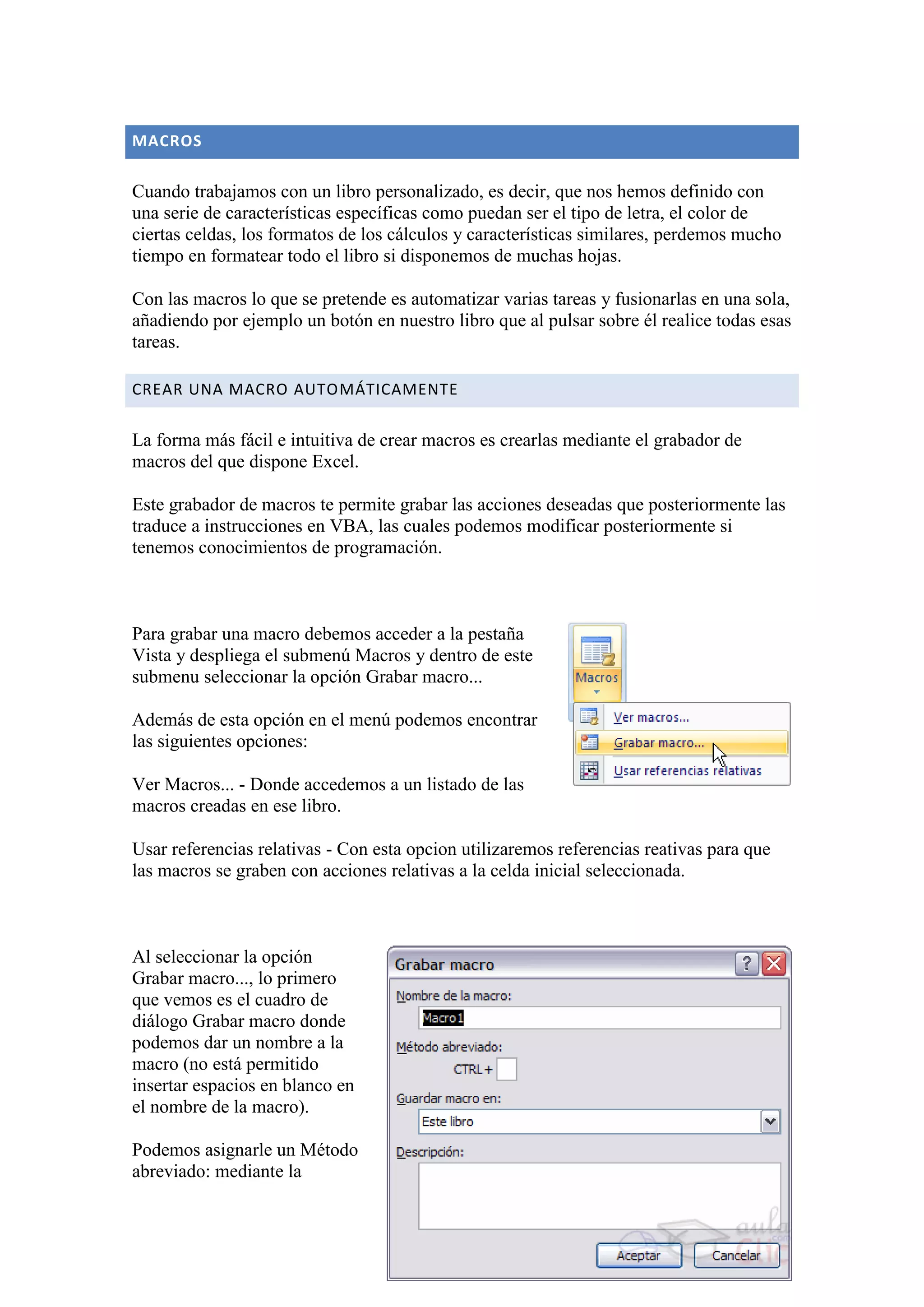 Macros | PDF