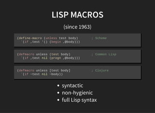 Evolution of Macros | PPT