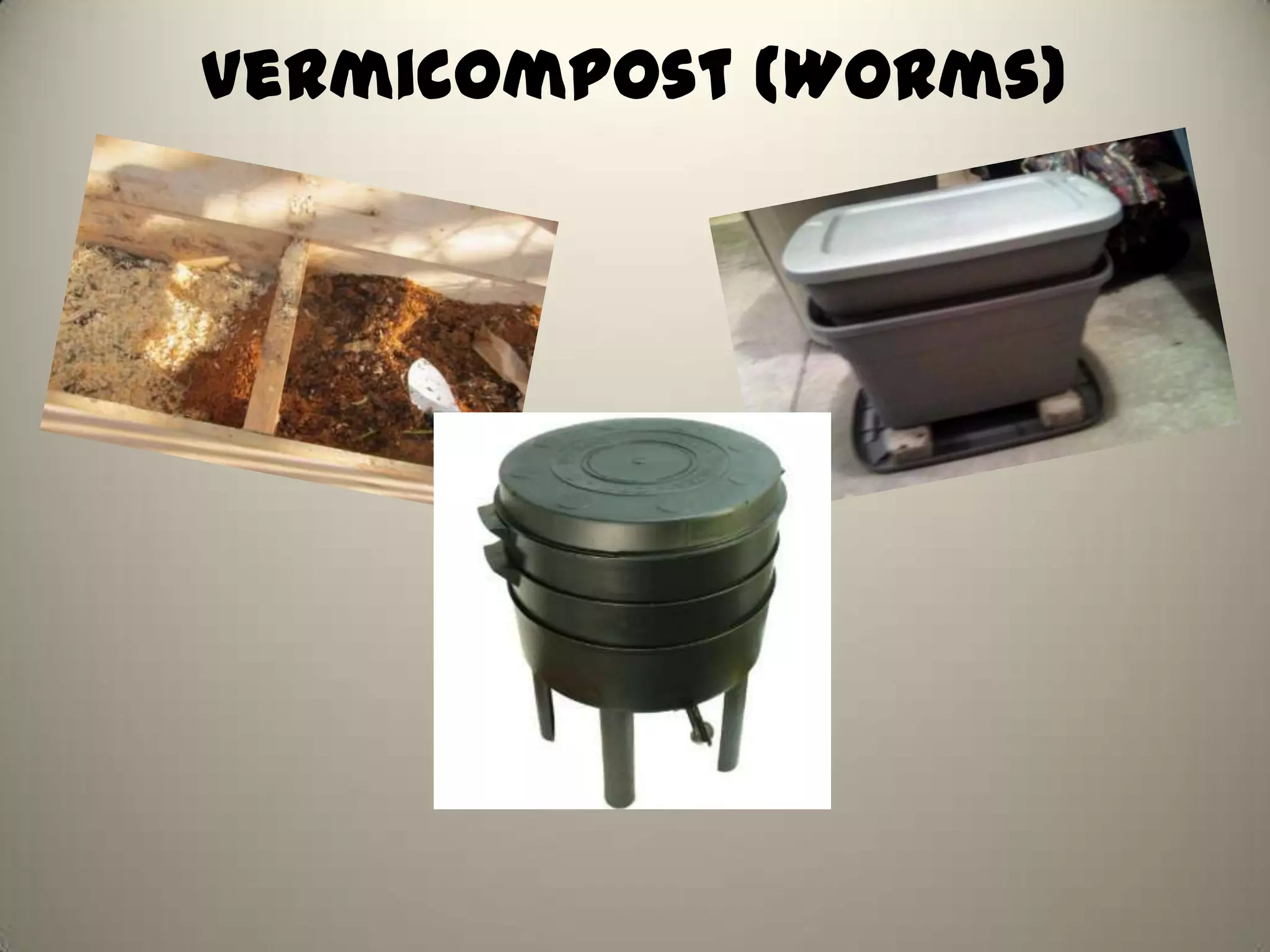 Vermicompost (Worms)
 