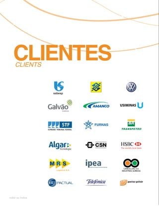 CLIENTES
     CLIENTS




voltar ao índice
 
