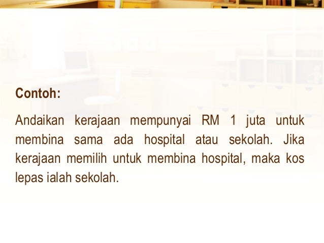 Macroteaching: Ilmu Ekonomi (KONSEP KOS MELEPAS & JENIS 