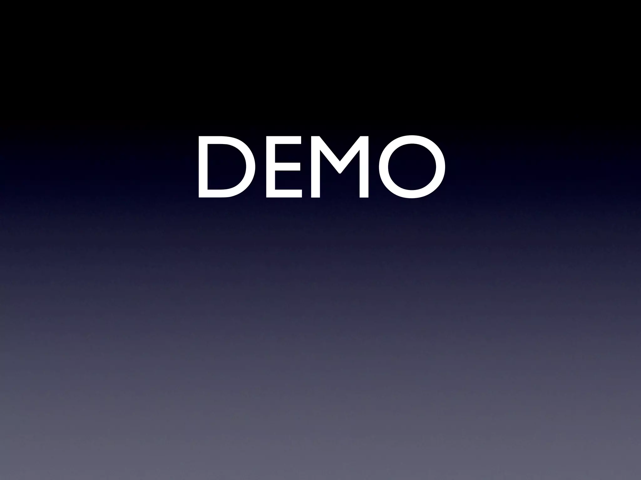 DEMO
 