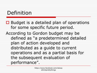 Budgeting. | PPT