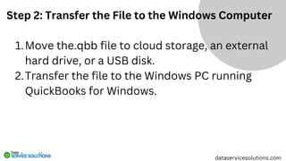 Mac to Windows QuickBooks File Conversion Guide | PDF