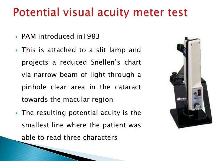 Macular function tests