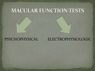 PSYCHOPHYSICAL ELECTROPHYSIOLOGIC
 