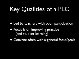 MACUL - Online PLCs