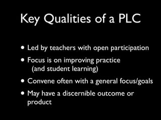 MACUL - Online PLCs