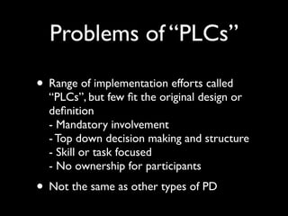MACUL - Online PLCs