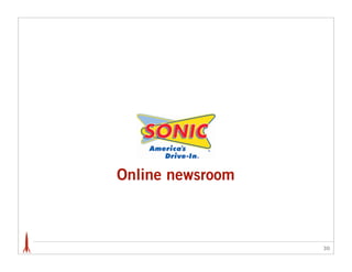 Online newsroom



                  30
 