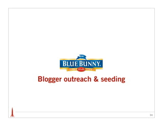 Blogger outreach & seeding



                             34
 