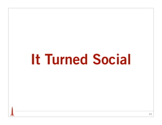 It Turned Social


                   10
 