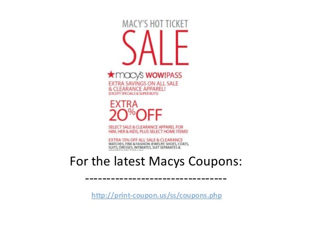 Macys Coupons Code May 2013 June 2013 July 2013
