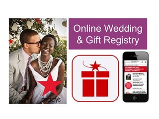 Online Wedding
& Gift Registry
 