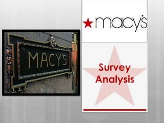 Survey
Analysis
 
