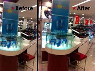 Before   After
 