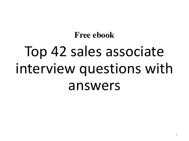top 42 sales associate interview questions and answers pdf retail interview questions and answers sales associate