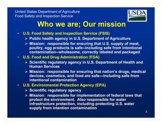 Food Safety vs. Food Defense | PDF