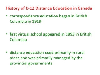MAD-LaT 2011 - State of the Nation: K-12 Online Learning in Canada