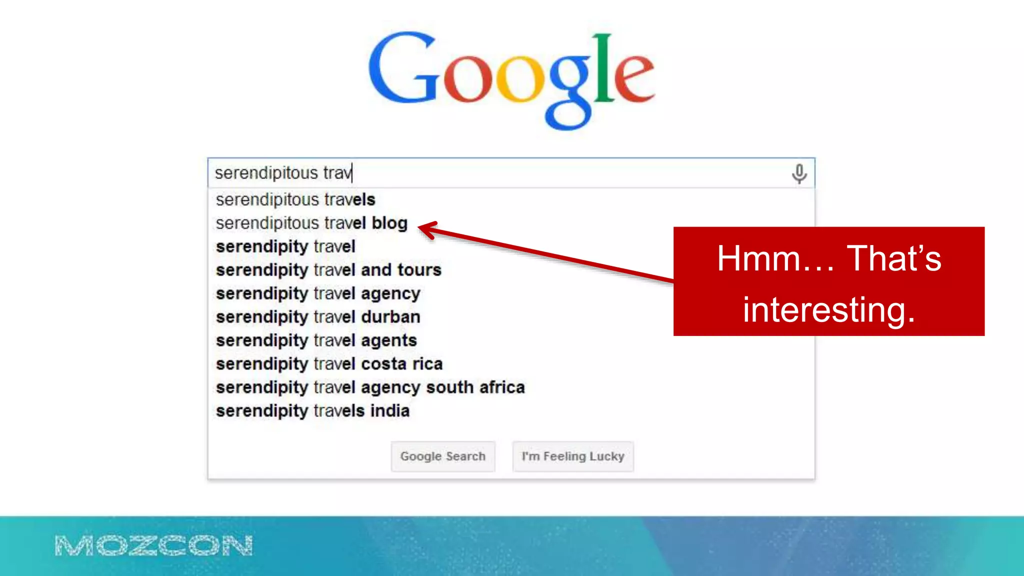 Hmm… That’s
interesting.
 