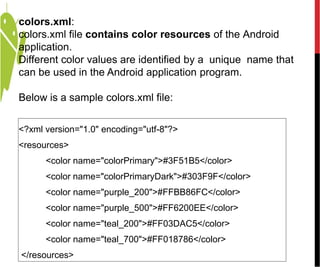 mobile application development -unit-3- | PPTX | Operating Systems ...