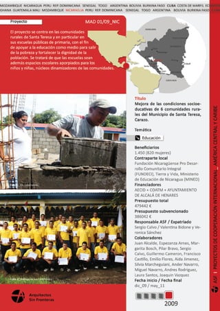 Asf en Nicaragua