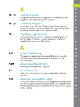 #
3PI (1)	 Third Party Installer
Using Microsoft Installer Package (MSI) to install third party
programs onto computers on...