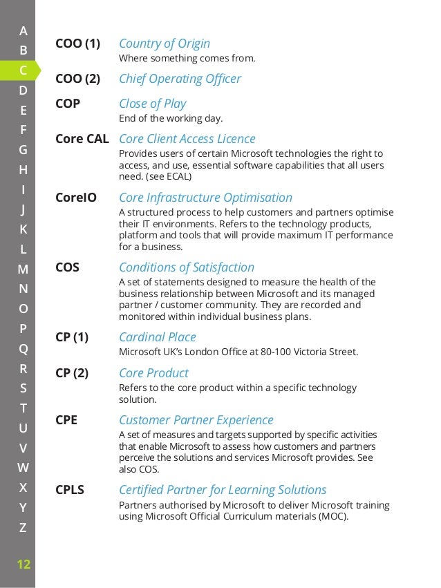 List Of Microsoft Cpls Partners For Health