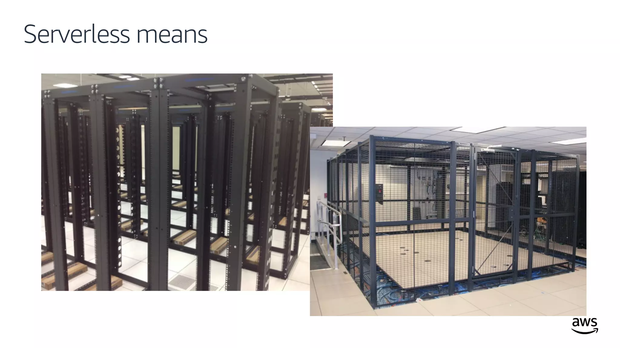 © 2019, Amazon Web Services, Inc. or its affiliates. All rights reserved.
Serverless means
 